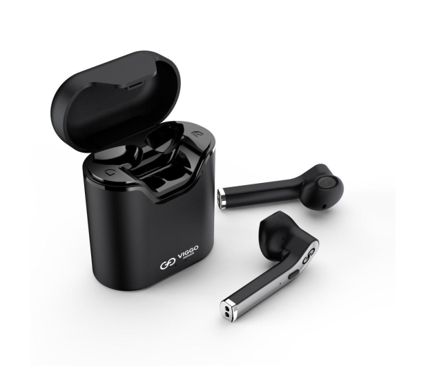 VIGGO DESIGN SŁUCHAWKI DOUSZNE TWS VIGGO Earbuds EBT01B Czarne ^ - 1461102 - zdjęcie 2